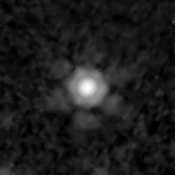 F444W image, 3.2 arcsec across, north up