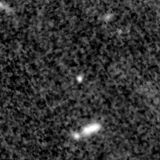 F115W image, 3.2 arcsec across, north up