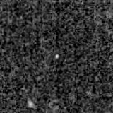 F090W image, 3.2 arcsec across, north up