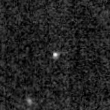 F150W image, 3.2 arcsec across, north up