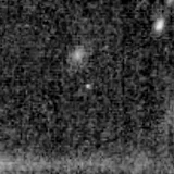 F090W image, 3.2 arcsec across, north up