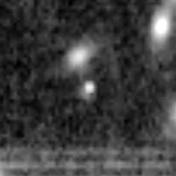 F277W image, 3.2 arcsec across, north up