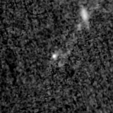 F150W image, 3.2 arcsec across, north up