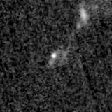 F200W image, 3.2 arcsec across, north up