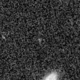 F150W image, 3.2 arcsec across, north up