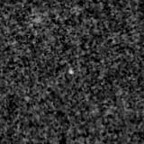 F090W image, 3.2 arcsec across, north up