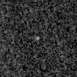 F115W image, 3.2 arcsec across, north up