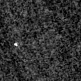F200W image, 3.2 arcsec across, north up