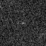 F150W image, 3.2 arcsec across, north up