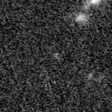 F115W image, 3.2 arcsec across, north up