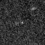 F115W image, 3.2 arcsec across, north up