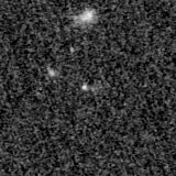 F115W image, 3.2 arcsec across, north up