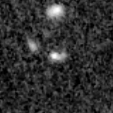 F277W image, 3.2 arcsec across, north up