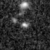 F356W image, 3.2 arcsec across, north up