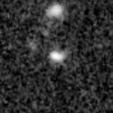 F444W image, 3.2 arcsec across, north up