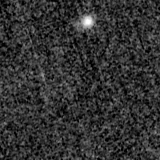 F150W image, 3.2 arcsec across, north up