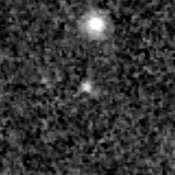 F356W image, 3.2 arcsec across, north up