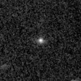 F150W image, 3.2 arcsec across, north up