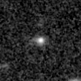 F277W image, 3.2 arcsec across, north up