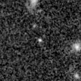 F200W image, 3.2 arcsec across, north up