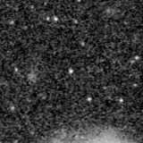 F115W image, 3.2 arcsec across, north up