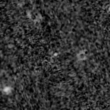 F200W image, 3.2 arcsec across, north up