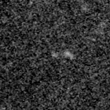 F200W image, 3.2 arcsec across, north up