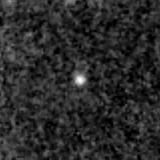 F277W image, 3.2 arcsec across, north up