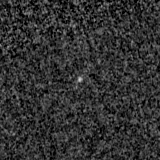 F150W image, 3.2 arcsec across, north up