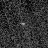 F090W image, 3.2 arcsec across, north up