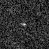 F150W image, 3.2 arcsec across, north up