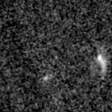 F090W image, 3.2 arcsec across, north up