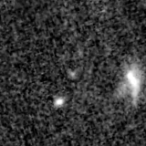 F200W image, 3.2 arcsec across, north up