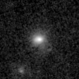 F200W image, 3.2 arcsec across, north up