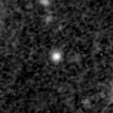 F277W image, 3.2 arcsec across, north up