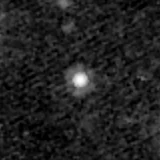 F444W image, 3.2 arcsec across, north up