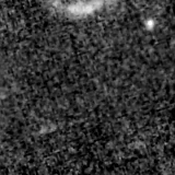F090W image, 3.2 arcsec across, north up