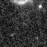 F115W image, 3.2 arcsec across, north up