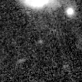 F200W image, 3.2 arcsec across, north up