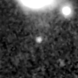 F444W image, 3.2 arcsec across, north up