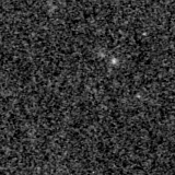 F090W image, 3.2 arcsec across, north up
