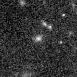 F200W image, 3.2 arcsec across, north up
