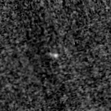 F090W image, 3.2 arcsec across, north up