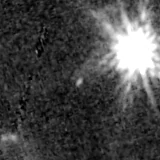 F115W image, 3.2 arcsec across, north up