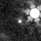 F444W image, 3.2 arcsec across, north up
