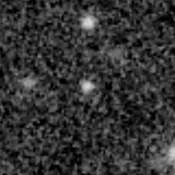 F444W image, 3.2 arcsec across, north up