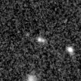 F200W image, 3.2 arcsec across, north up