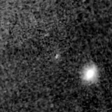 F115W image, 3.2 arcsec across, north up