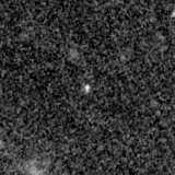 F150W image, 3.2 arcsec across, north up