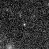 F200W image, 3.2 arcsec across, north up